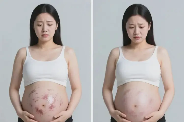 產(chǎn)婦肚子上經(jīng)常長濕疹可以治好嗎(圖1)