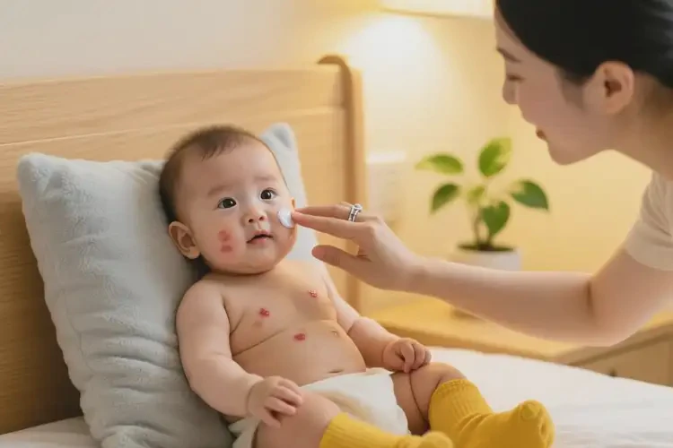 小兒臉上偶爾長(zhǎng)濕疹可以治好嗎(圖2)