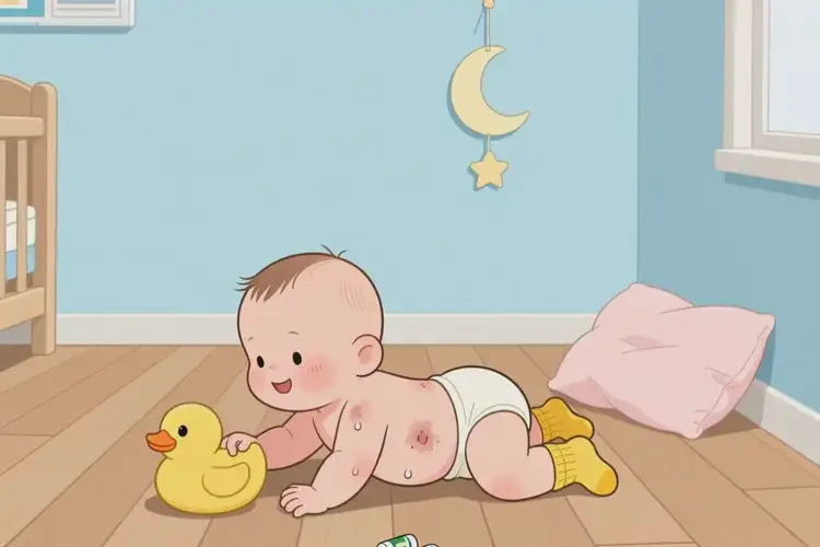 嬰幼兒肚子偶爾起濕疹可以治好嗎(圖2)