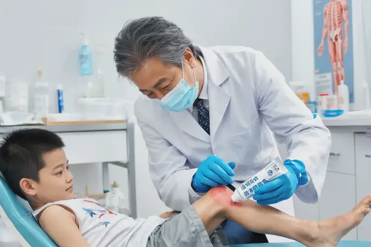 孩子小腿上起湿疹不管它会自己自愈吗(图3)