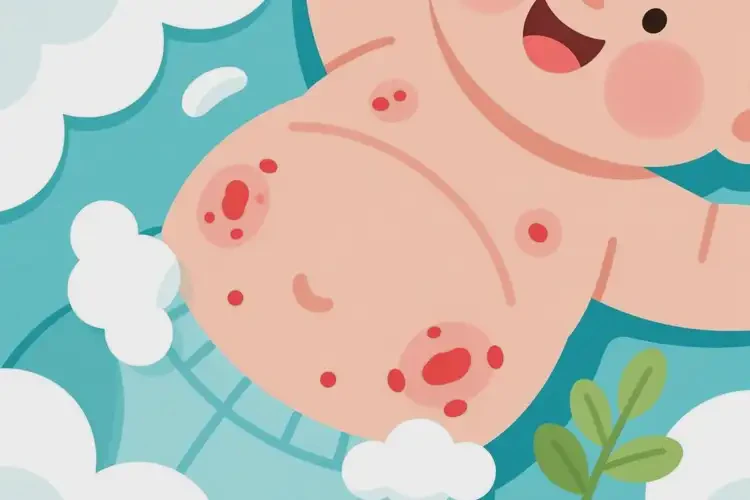 小兒肚子出濕疹可以治好嗎(圖1)