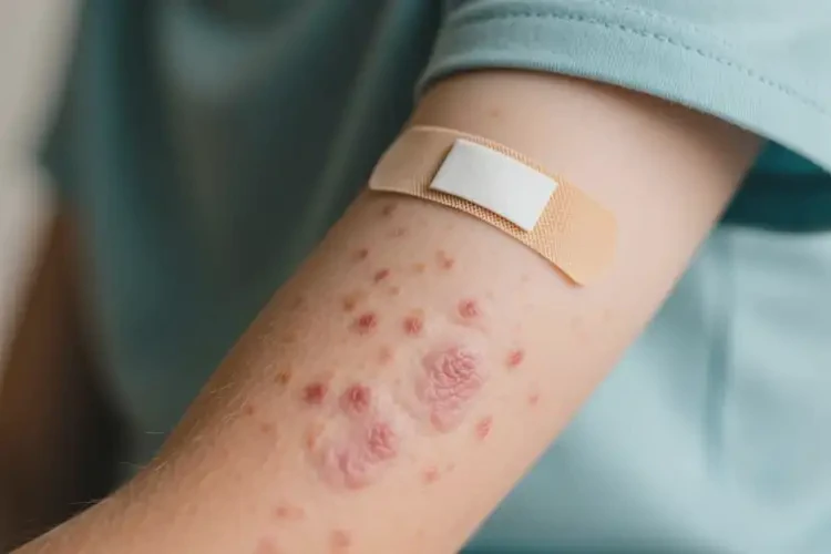 青少年手臂上容易長濕疹可以治好嗎(圖1)