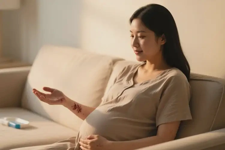 產(chǎn)婦手臂上出濕疹可以治好嗎(圖3)