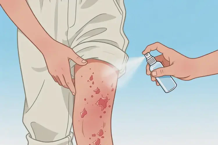 青年人大腿出濕疹可以治好嗎(圖1)