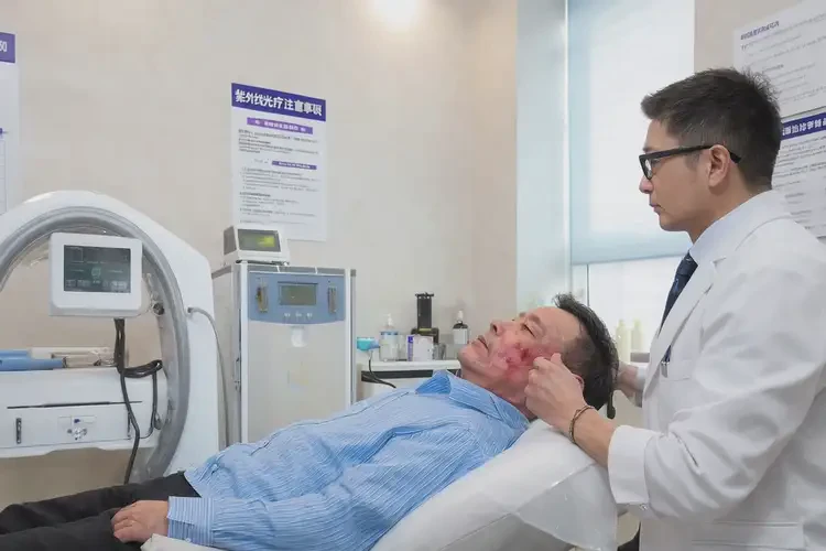 男人面部有濕疹可以治好嗎(圖1)