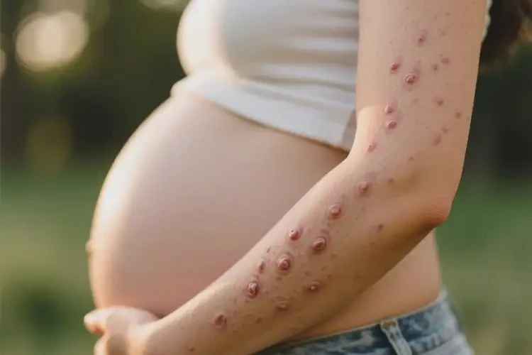 产妇手臂上容易长湿疹可以治好吗(图2)