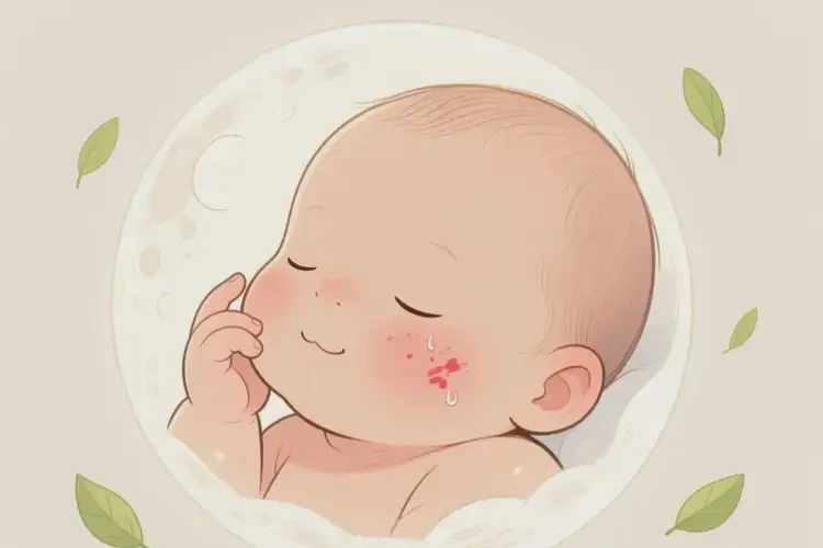 新生儿身上容易长湿疹可以治好吗(图4)