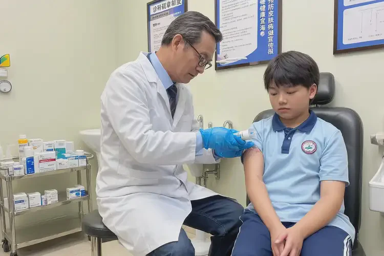 中學(xué)生肚子上長濕疹可以治好嗎(圖1)