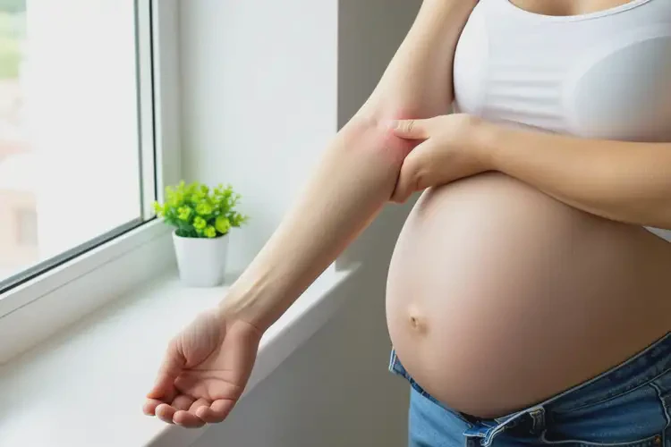 孕婦手臂出濕疹可以治好嗎(圖2)