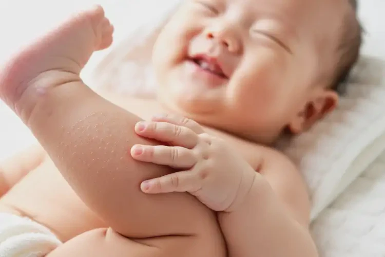 新生儿小腿长湿疹可以治好吗(图3)