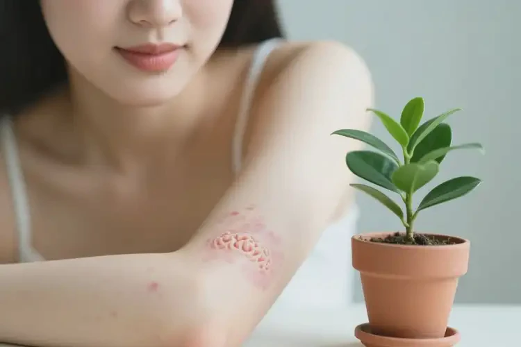 青年人手臂长湿疹可以治好吗(图2)