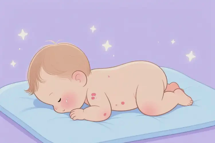 嬰兒臉上經(jīng)常長濕疹可以治好嗎(圖1)