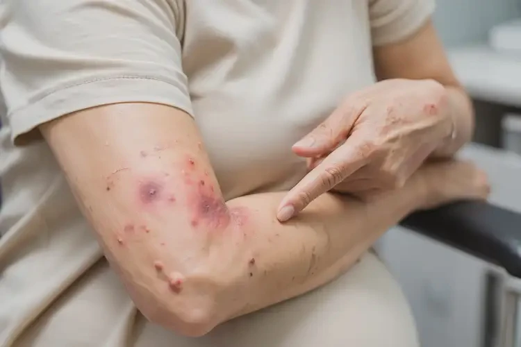 孕妇手臂容易长湿疹能靠自己自愈吗(图4)