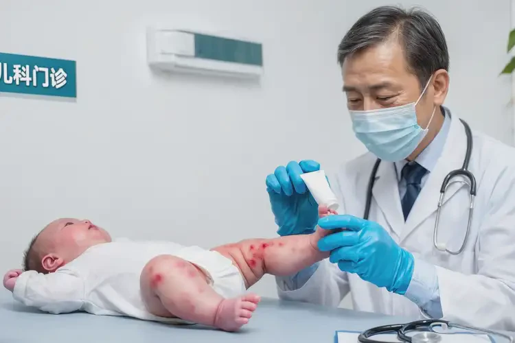 嬰兒腳上偶爾長濕疹可以治好嗎(圖3)