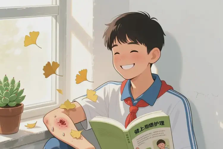 中學生手臂長濕疹可以治好嗎(圖2)