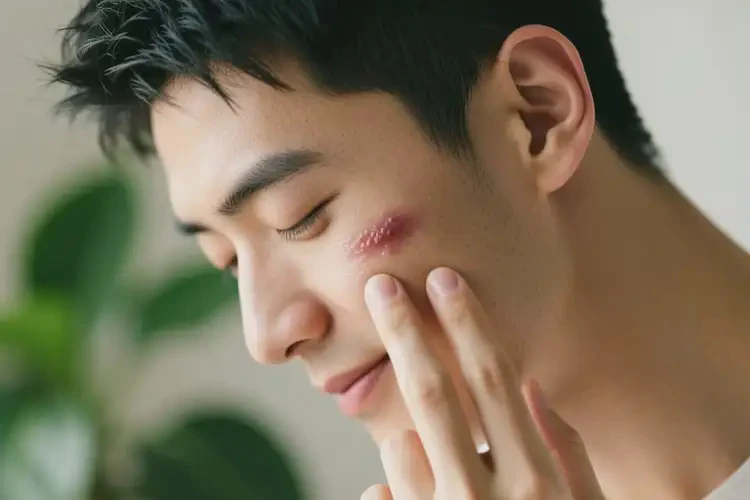 男性臉上起濕疹可以治好嗎(圖2)