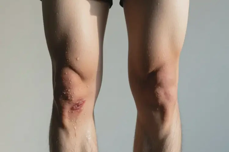 男人大腿上偶爾長濕疹可以治好嗎(圖2)