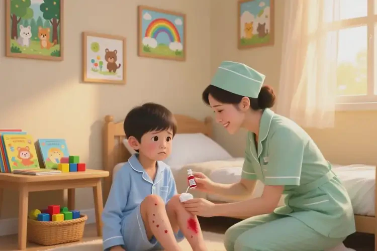 小儿小腿出湿疹可以治好吗(图1)