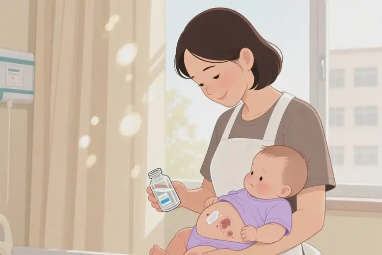 嬰幼兒肚子偶爾起濕疹可以治好嗎(圖1)