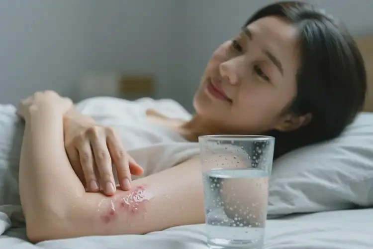 產(chǎn)婦手臂上經(jīng)常起濕疹可以治好嗎(圖3)