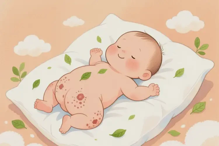 嬰兒屁股有濕疹可以治好嗎(圖3)