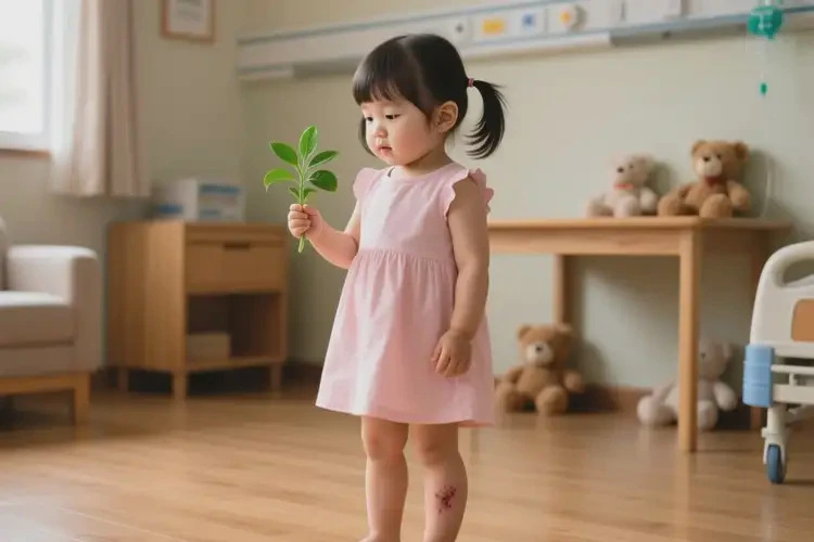 幼兒小腿上出現(xiàn)濕疹可以治好嗎(圖2)