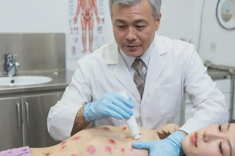 女生肚子上經(jīng)常起濕疹可以治好嗎(圖3)