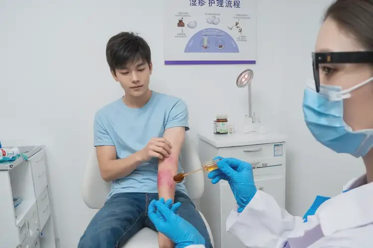 青年人肚子上經(jīng)常起濕疹可以治好嗎(圖2)