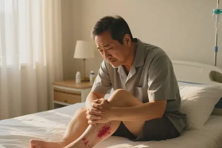 男人肛周偶尔长湿疹不管它会自己自愈吗(图1)