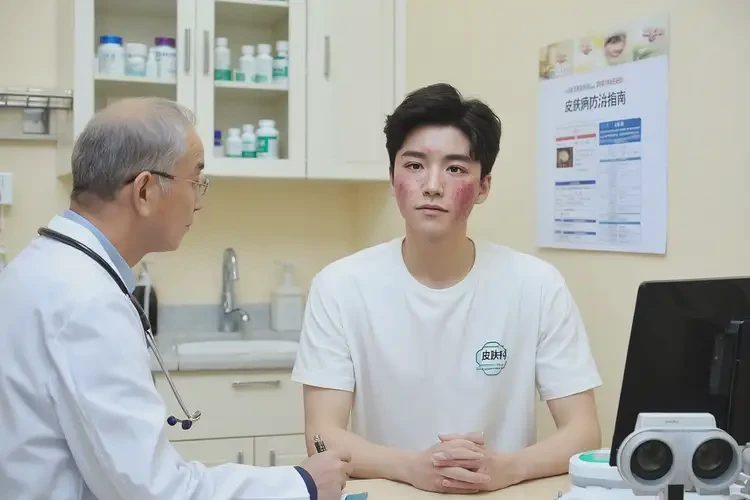 男人臉上容易起濕疹可不可以根治(圖1)