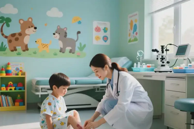 儿童脚上起湿疹可以治好吗(图4)