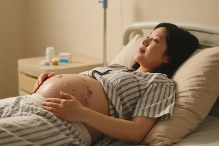 產(chǎn)婦屁股上出現(xiàn)濕疹可以治好嗎(圖3)