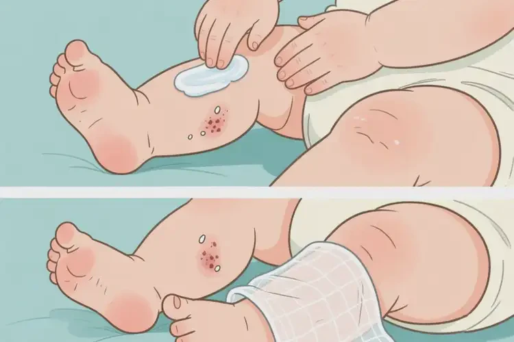 嬰兒四肢容易長濕疹可以治好嗎(圖1)