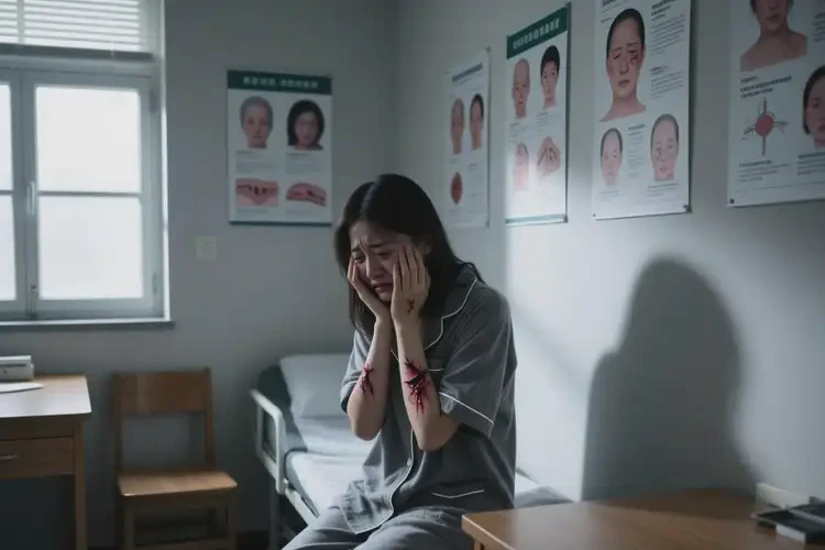 女生身上容易长湿疹不管它会自己痊愈吗(图1)