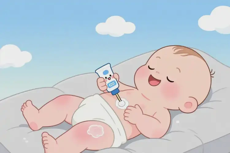 嬰兒小腿上經(jīng)常起濕疹可以治好嗎(圖3)