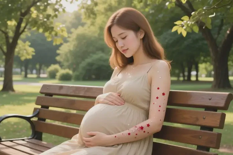 孕妇手臂上偶尔长湿疹可以治好吗(图2)