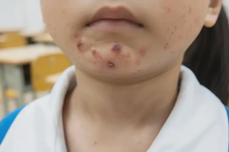 小學生脖子上起濕疹可以治好嗎(圖3)