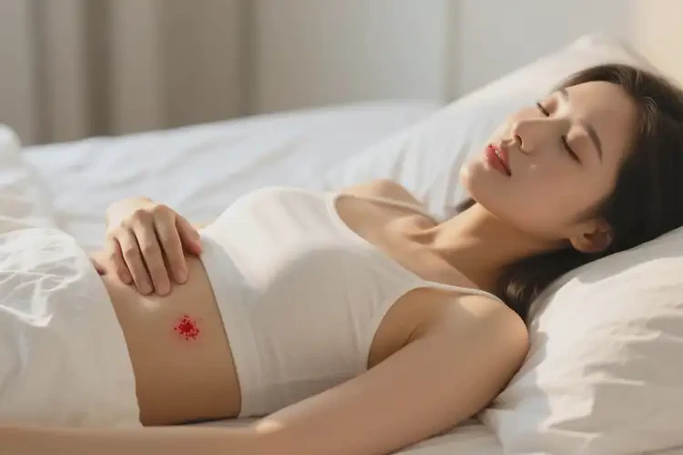 女性肚子出現(xiàn)濕疹可以治好嗎(圖1)