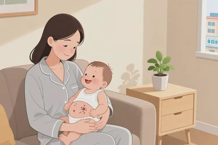 嬰幼兒肚子偶爾起濕疹可以治好嗎(圖3)