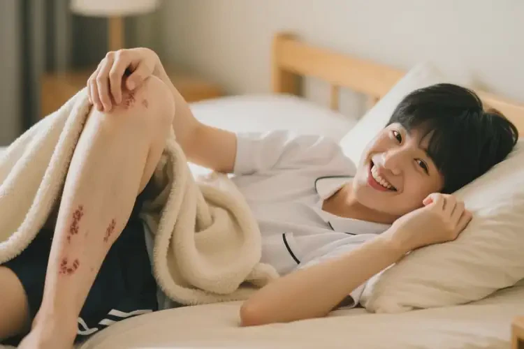 大學(xué)生小腿上長濕疹可以治好嗎(圖2)