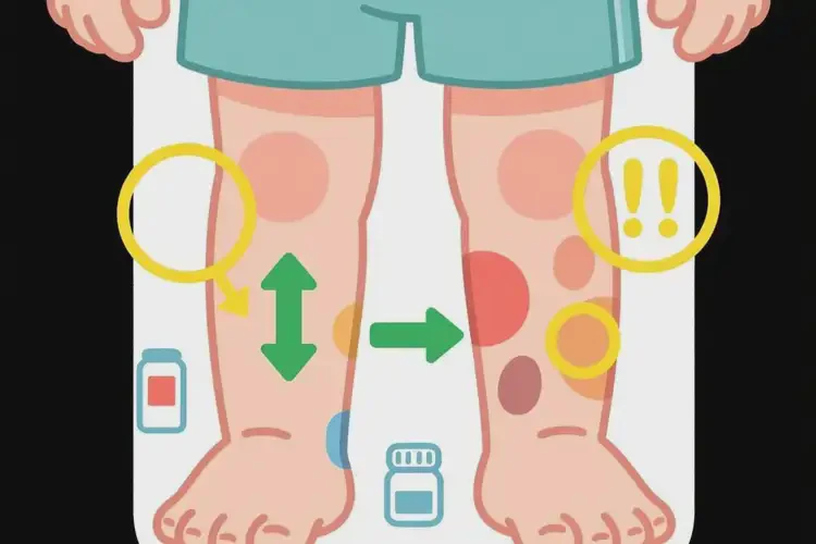 儿童小腿上容易起湿疹可以治好吗(图2)