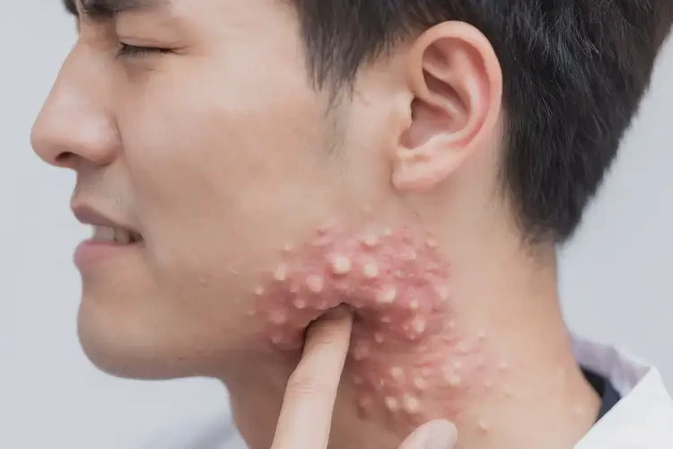 男生脖子經(jīng)常起濕疹可以治好嗎(圖4)