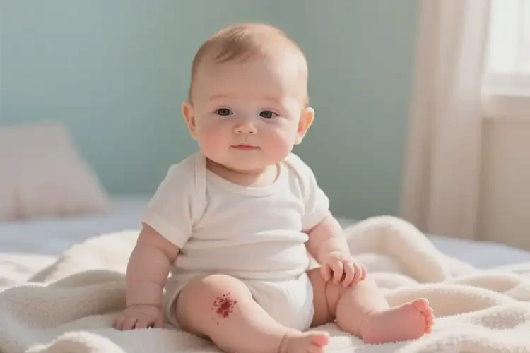 嬰兒大腿上偶爾長濕疹能治好嗎(圖2)