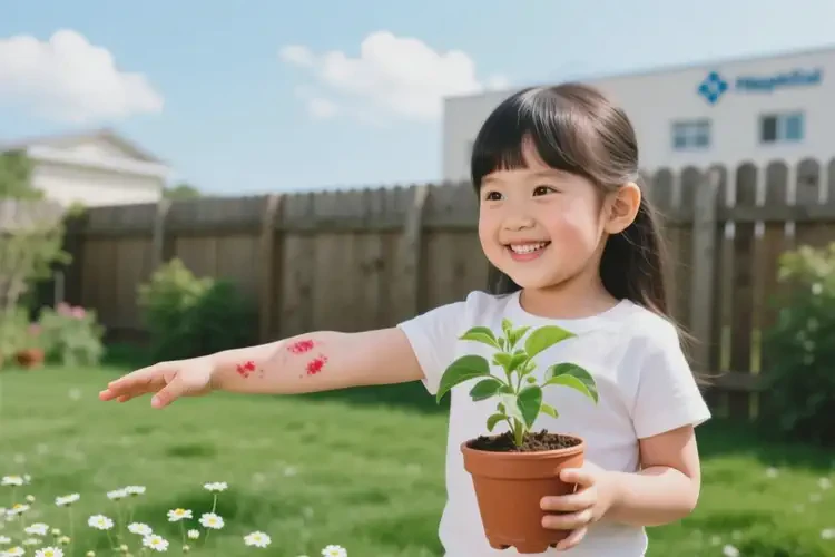 孩子手臂出现湿疹可以治好吗(图2)