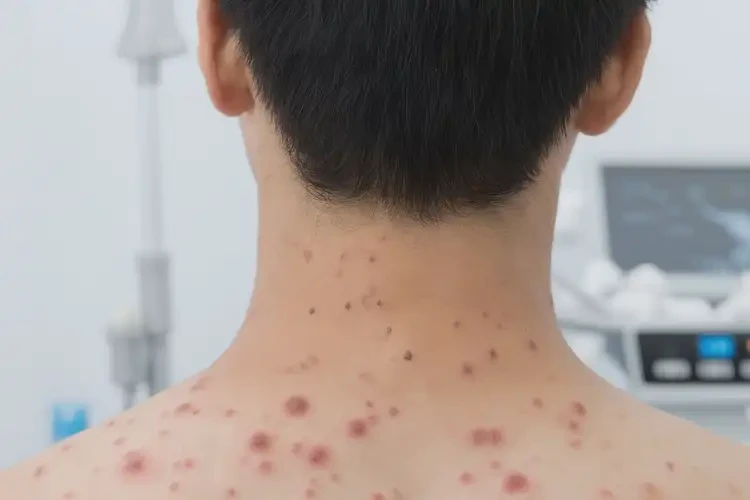 青年人脖子上偶尔长湿疹可以治好吗(图3)