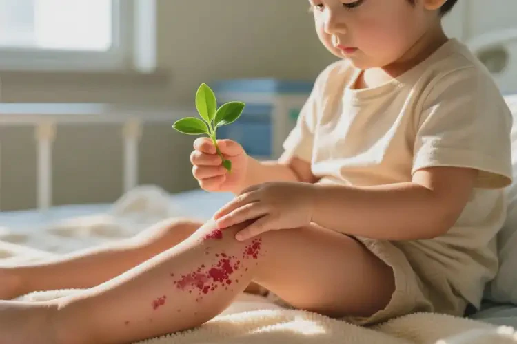 小孩大腿起湿疹可以治好吗(图4)