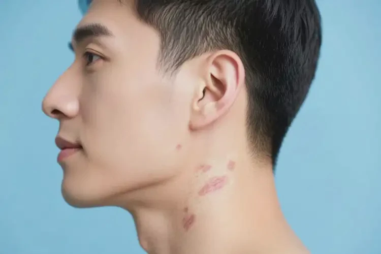 男人脖子偶爾起濕疹可以治好嗎(圖1)