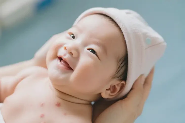 小兒脖子上容易長濕疹可以治好嗎(圖1)