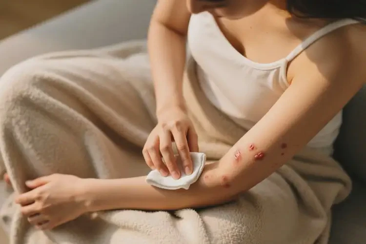 女人四肢偶爾起濕疹可不可以根治(圖2)