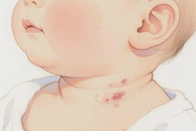 小兒脖子偶爾起濕疹可以治好嗎(圖4)